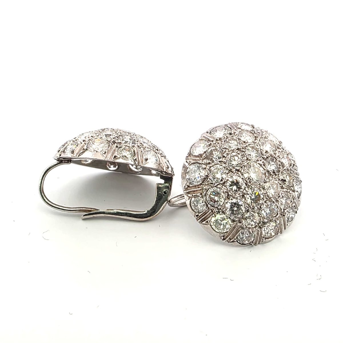 18-karat Gold Earrings With Diamonds-photo-1