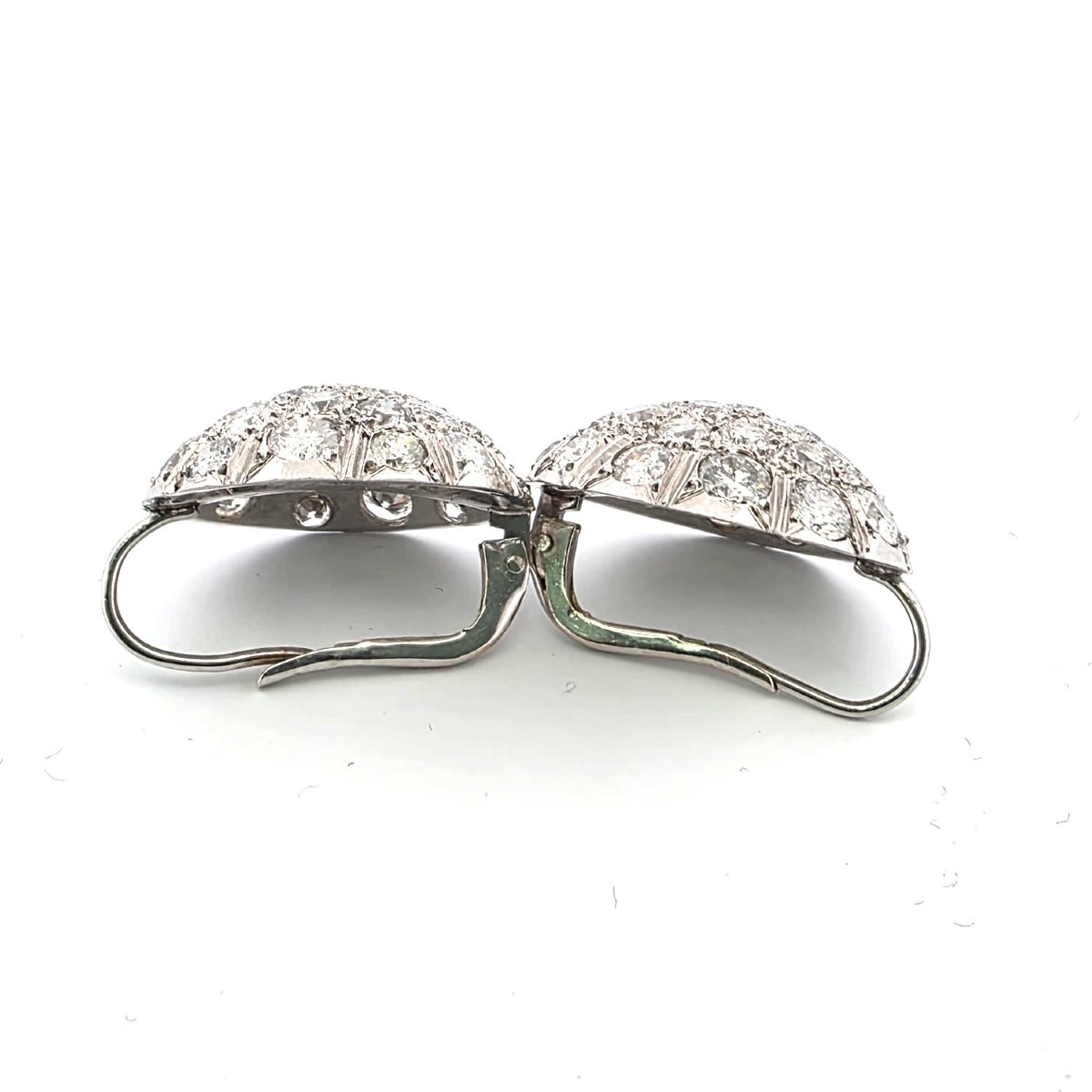 18-karat Gold Earrings With Diamonds-photo-2