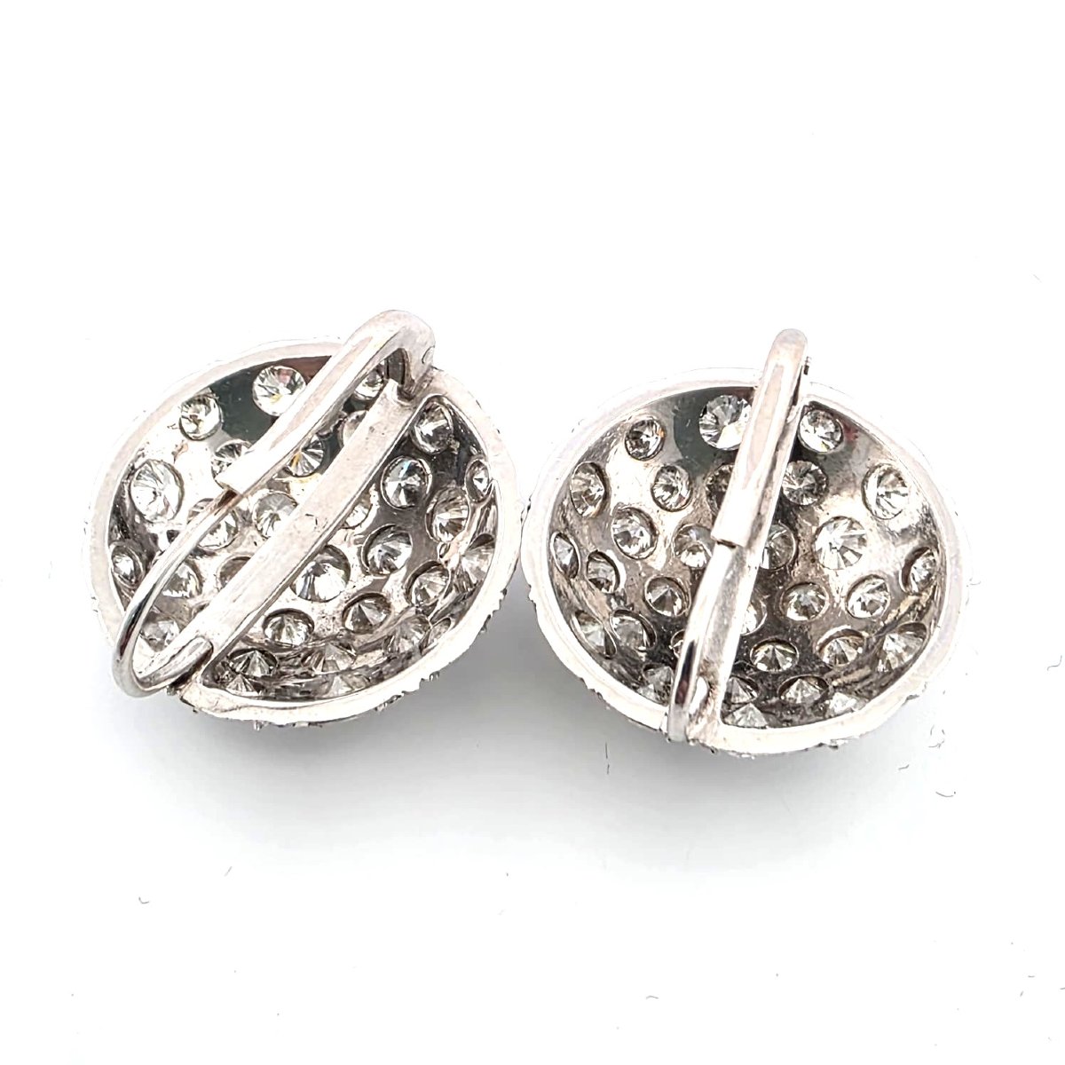 18-karat Gold Earrings With Diamonds-photo-4