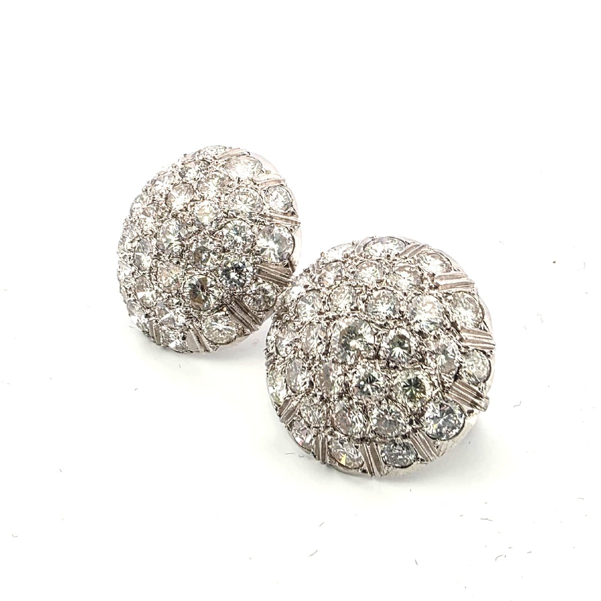 18-karat Gold Earrings With Diamonds-photo-5