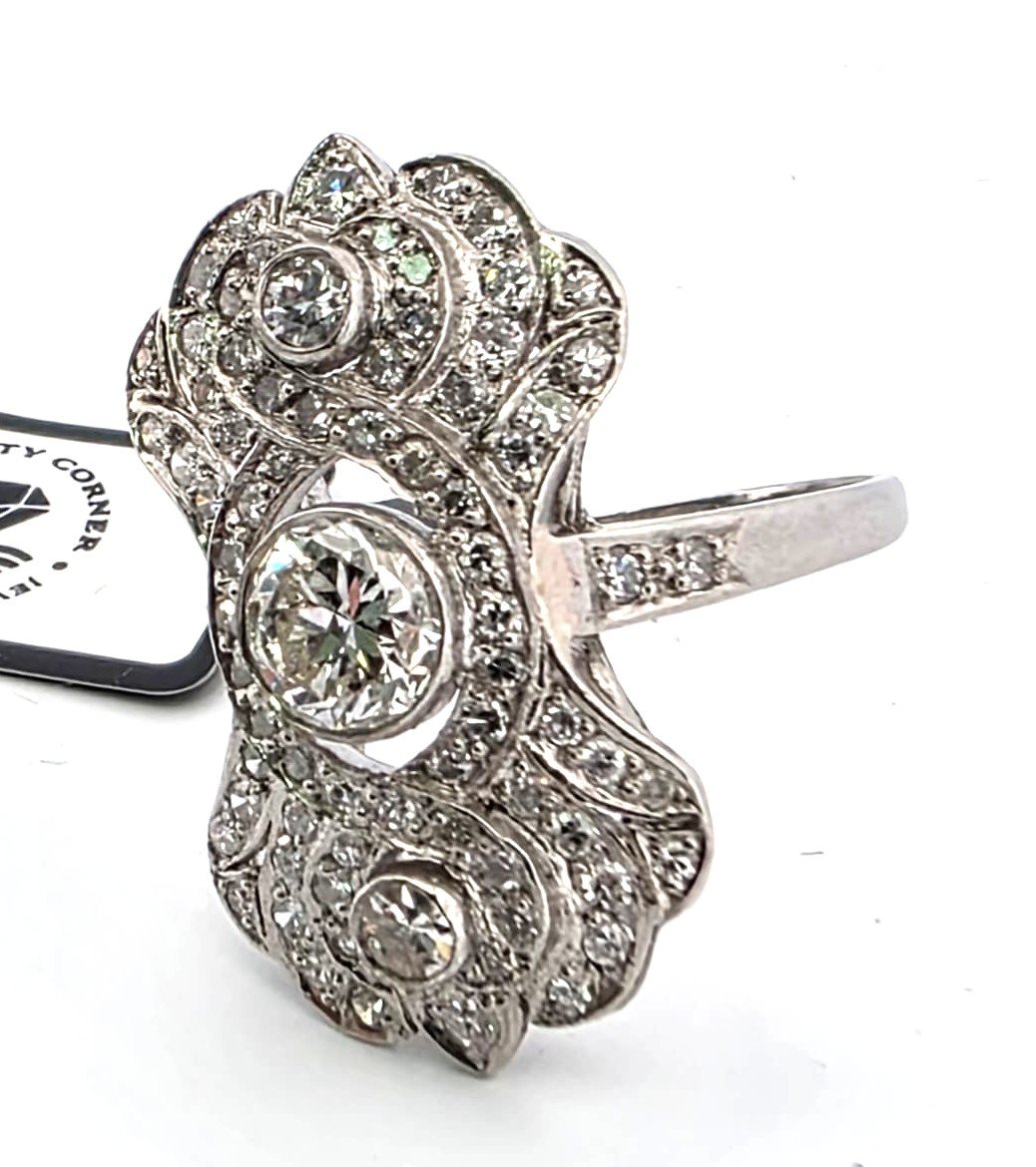 18-karat Yellow Gold Ring With Diamonds-photo-5