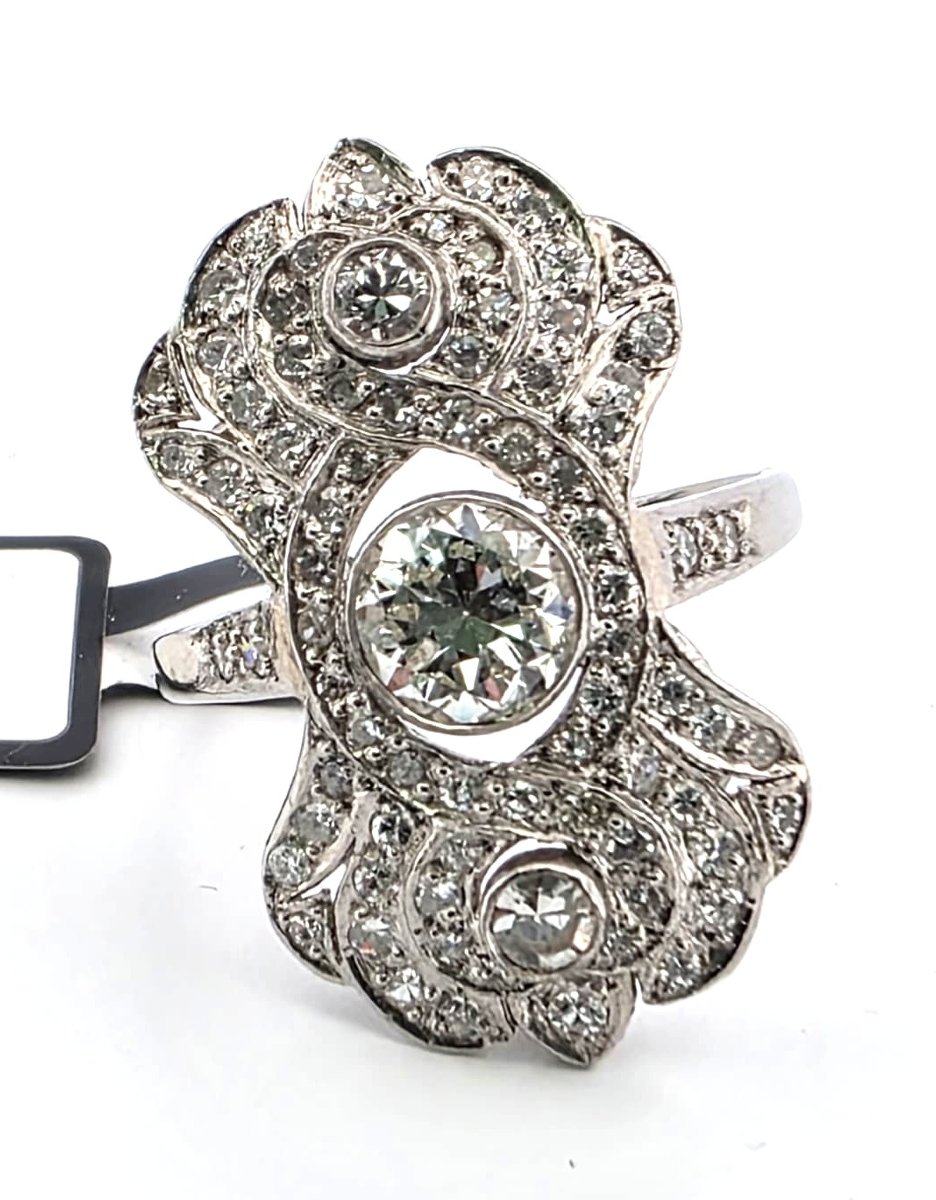 18-karat Yellow Gold Ring With Diamonds-photo-6