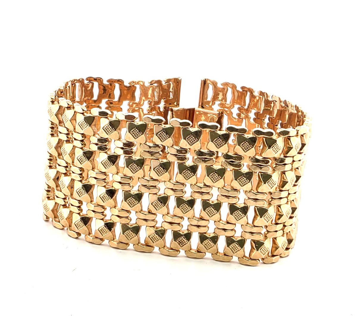 Solid 18-karat Yellow Gold Bracelet-photo-3