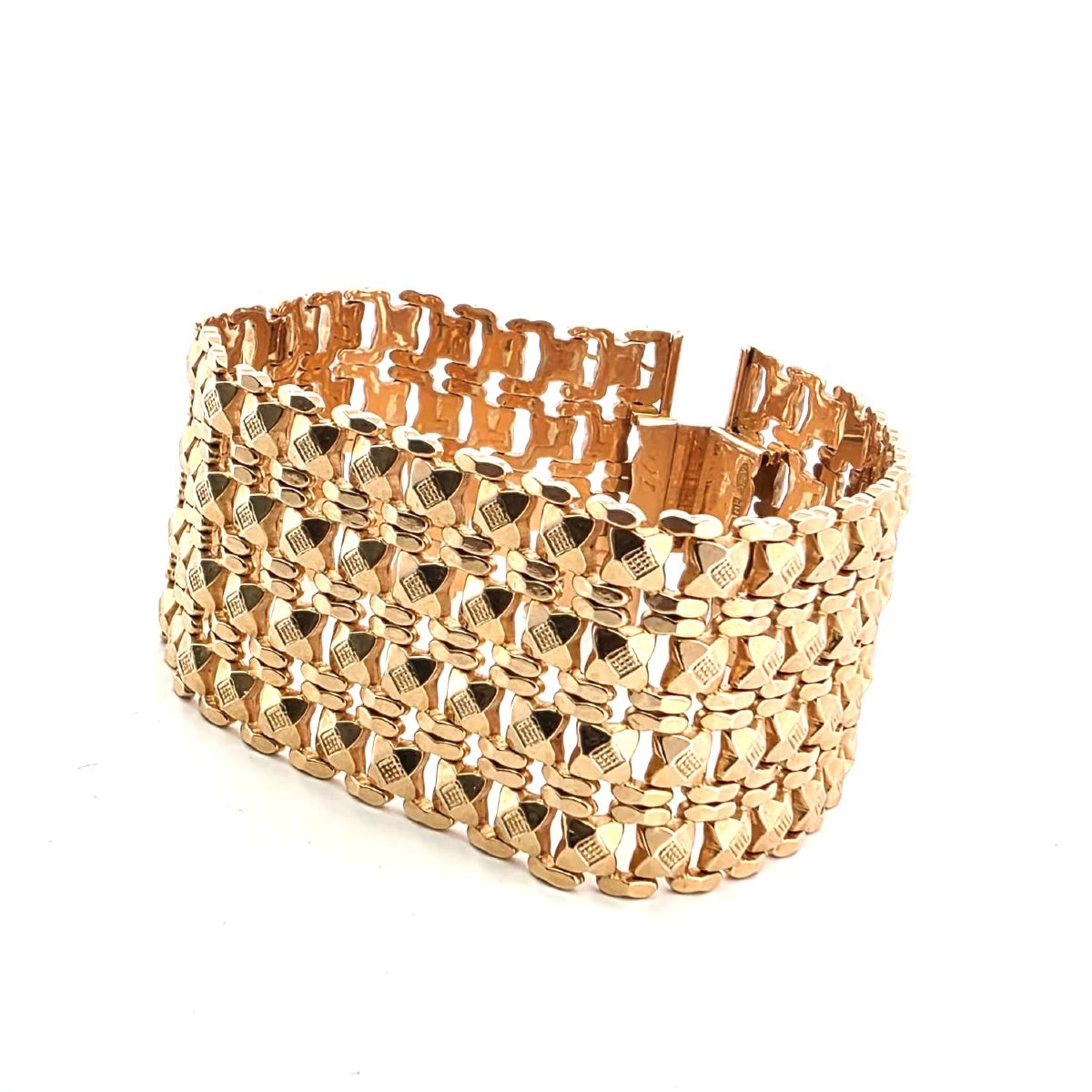 Solid 18-karat Yellow Gold Bracelet-photo-1