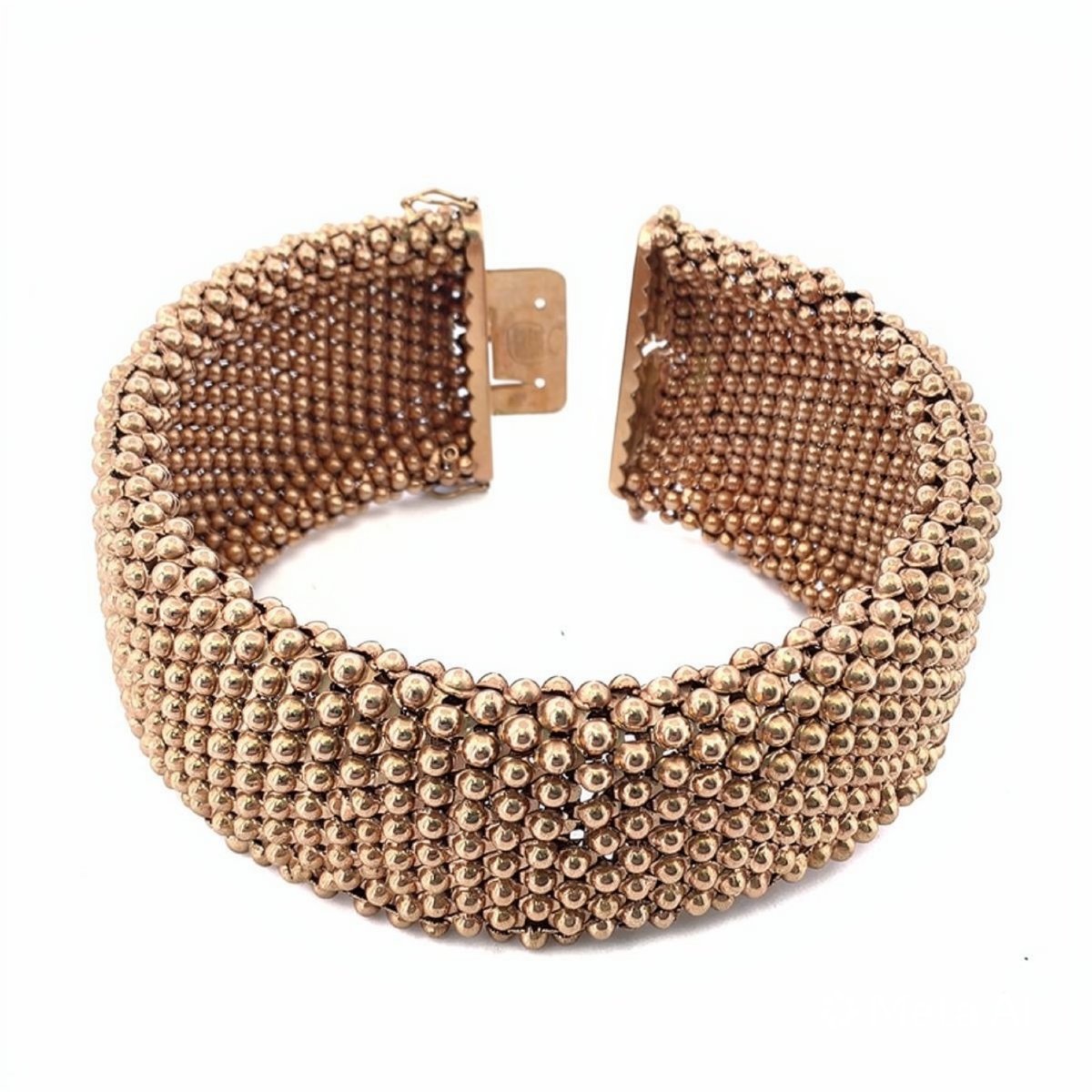 Bracelet en or jaune 18kt massif-photo-1