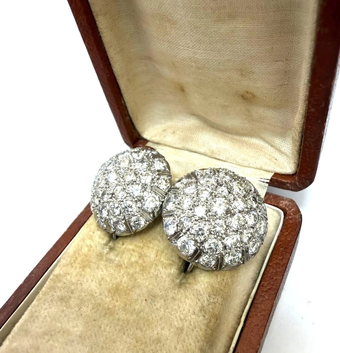 18kt White Gold Earrings With Diamonds-photo-1