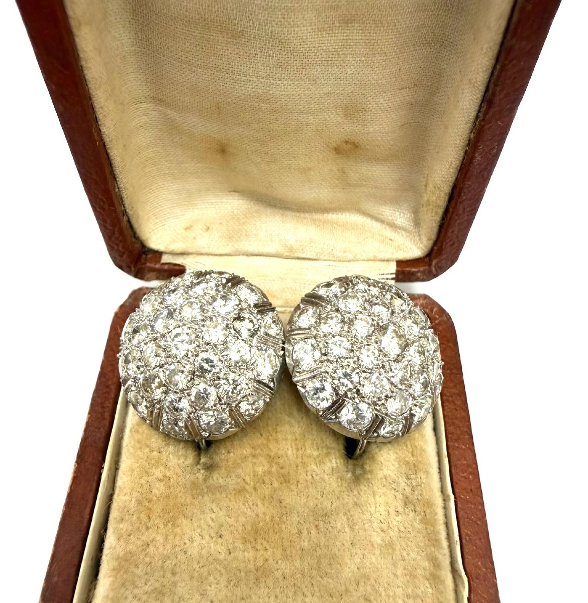 18kt White Gold Earrings With Diamonds-photo-2
