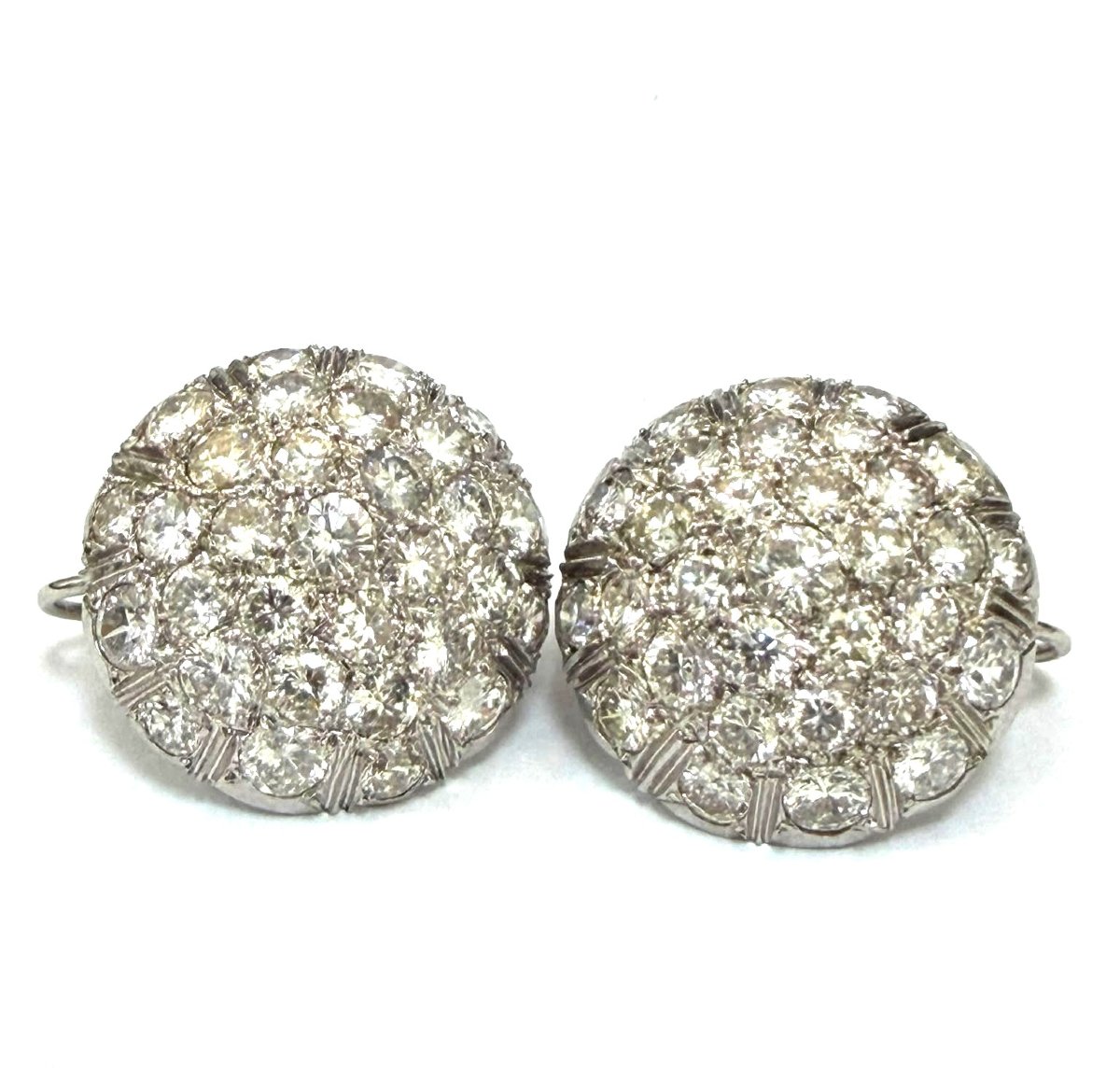 18kt White Gold Earrings With Diamonds