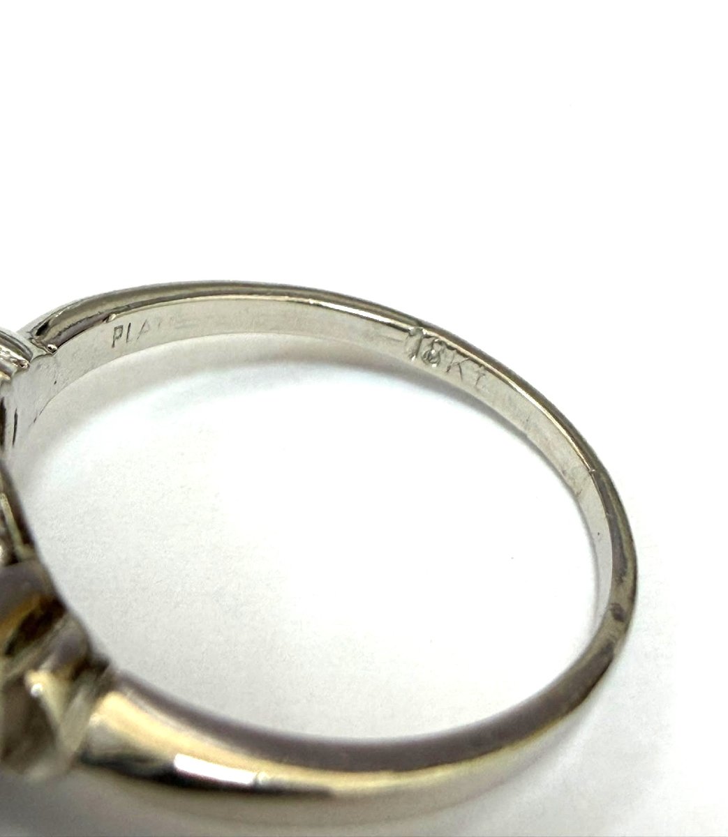 18-karat White Gold Ring With A Diamond-photo-1