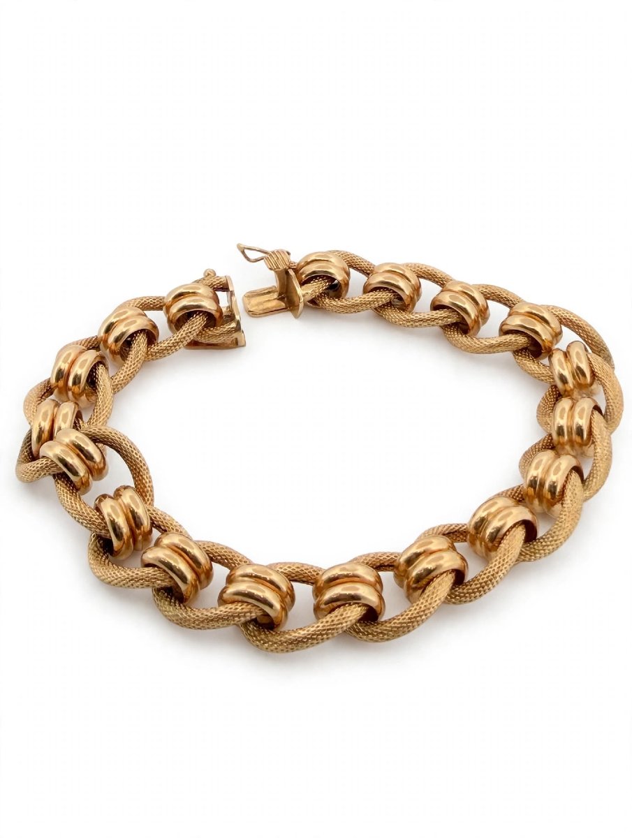 Bracelet en or jaune 18Kt-photo-2