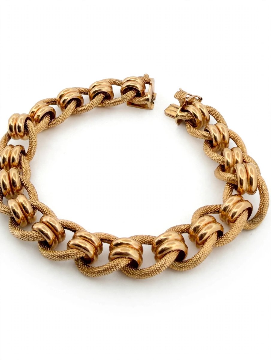 Bracelet en or jaune 18Kt-photo-4