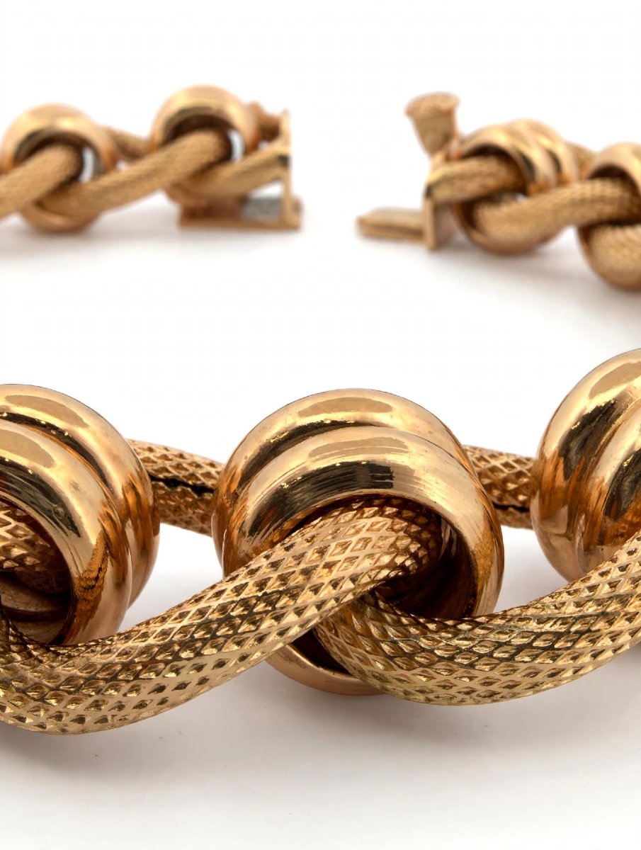Bracelet en or jaune 18Kt-photo-1