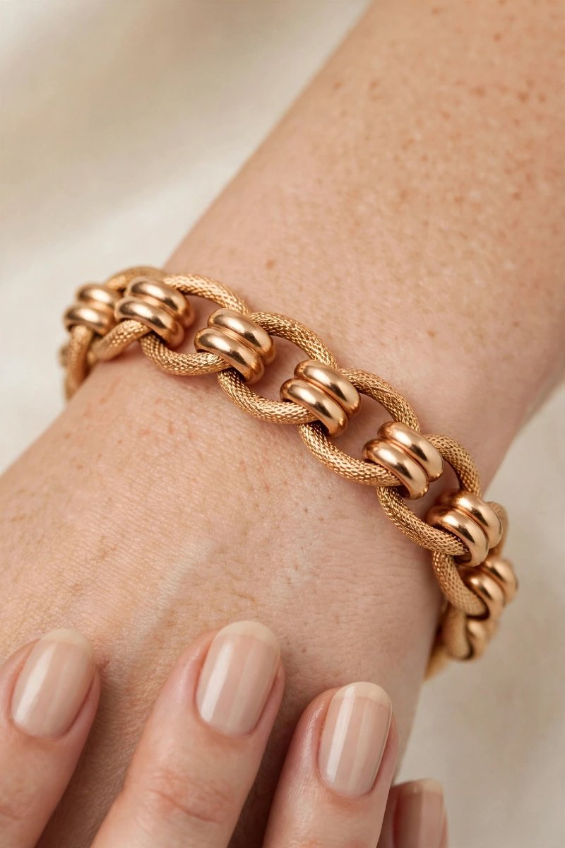 Bracelet en or jaune 18Kt-photo-3
