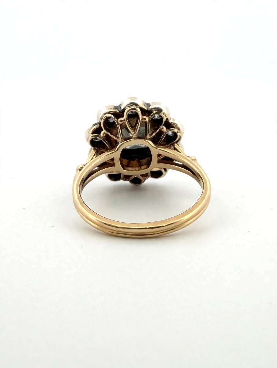 Bague Rosetta Antica avec Diamants Old Mine Ct 2.60 environ-photo-2