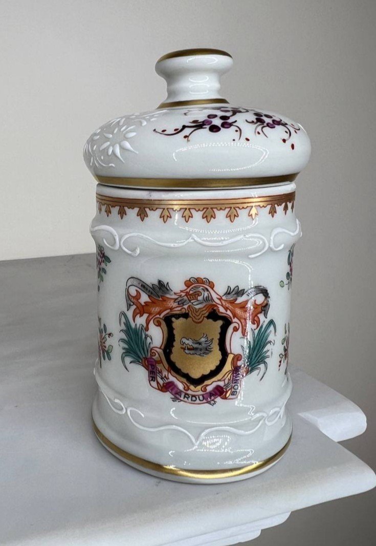 Apothecary Jar Hand Painted Cabinets