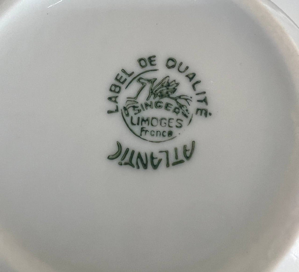 Service Thé Et Café Tête à Tête En Porcelaine De Limoge Singer-photo-1
