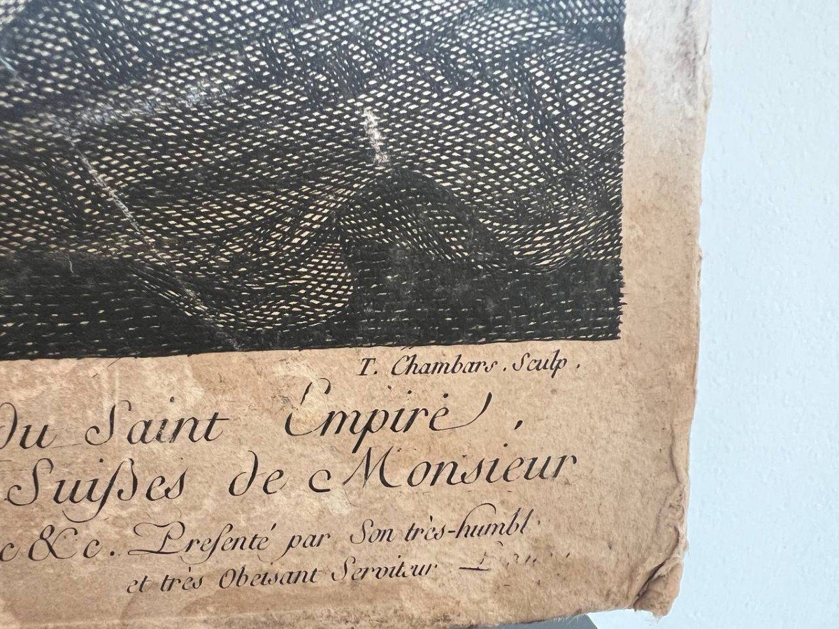 La Mort De Turenne Gravure XVIIIème-photo-3