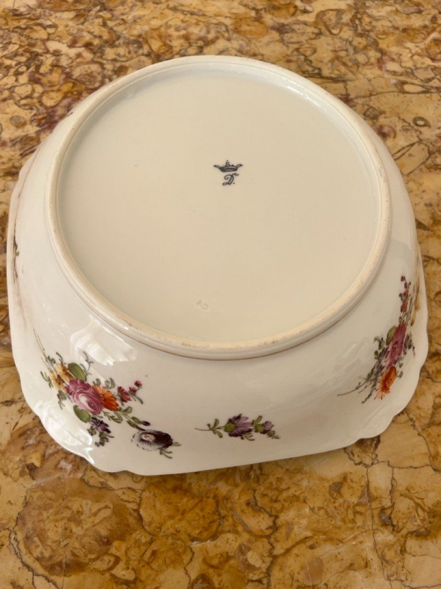 Hand Painted German Porcelain With Dresden Flowers Helena Wolfsohn-photo-2