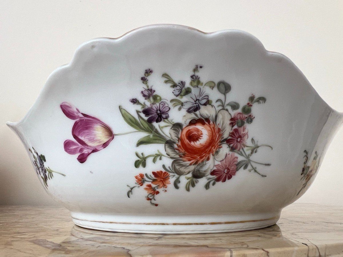 Hand Painted German Porcelain With Dresden Flowers Helena Wolfsohn-photo-3