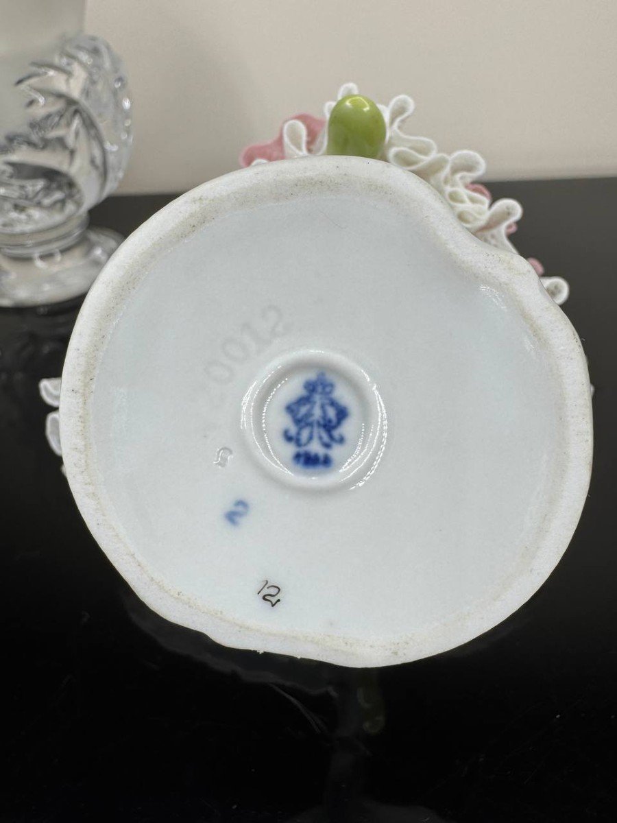 Volkstedt German Lace Ballerina Figurine-photo-4