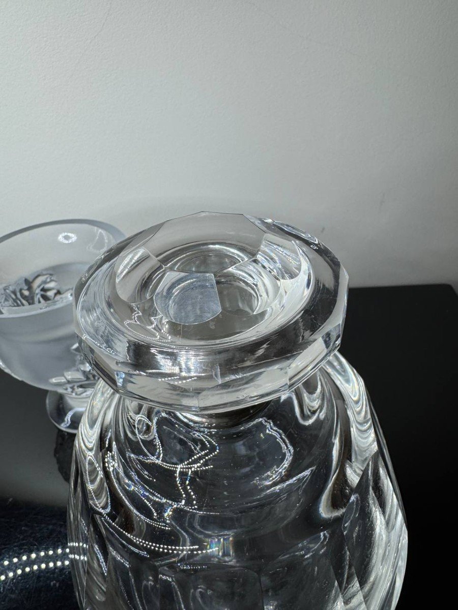 Flacon En Cristal Taillé « Baccarat » Epoque XIXème-photo-2