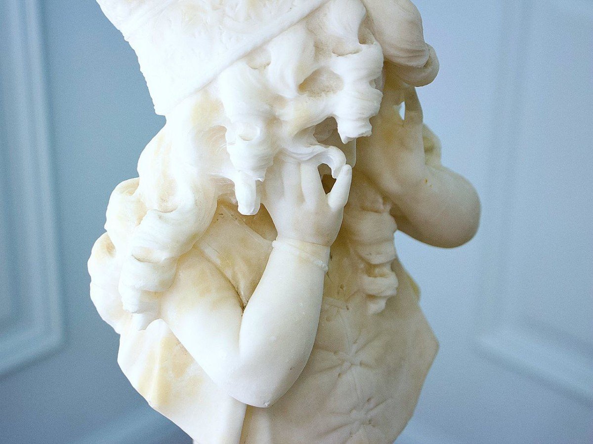 Buste d'Une Fille, D’après Antonio Frilli (italien, 1860–1902)-photo-3