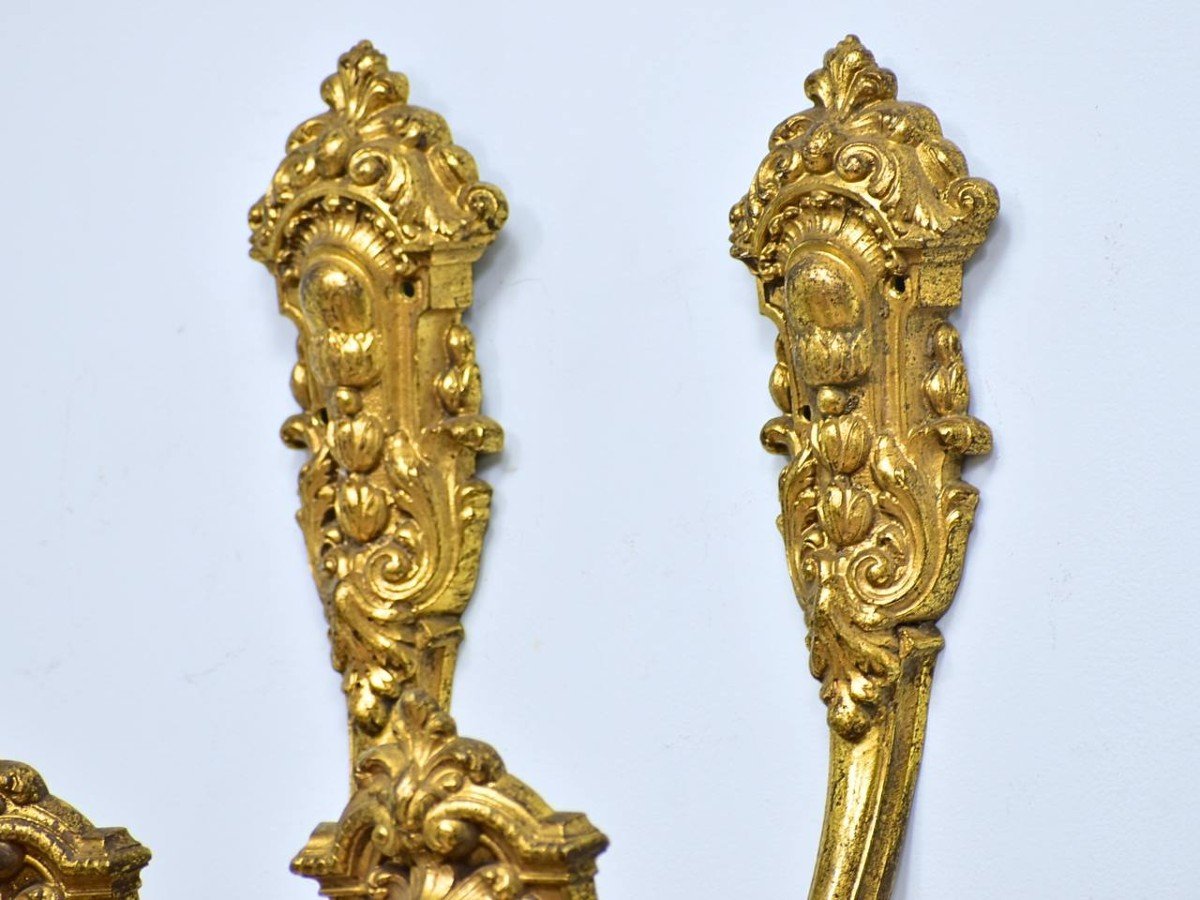 Quatre Embrasses De Rideaux De Style Régence-photo-2