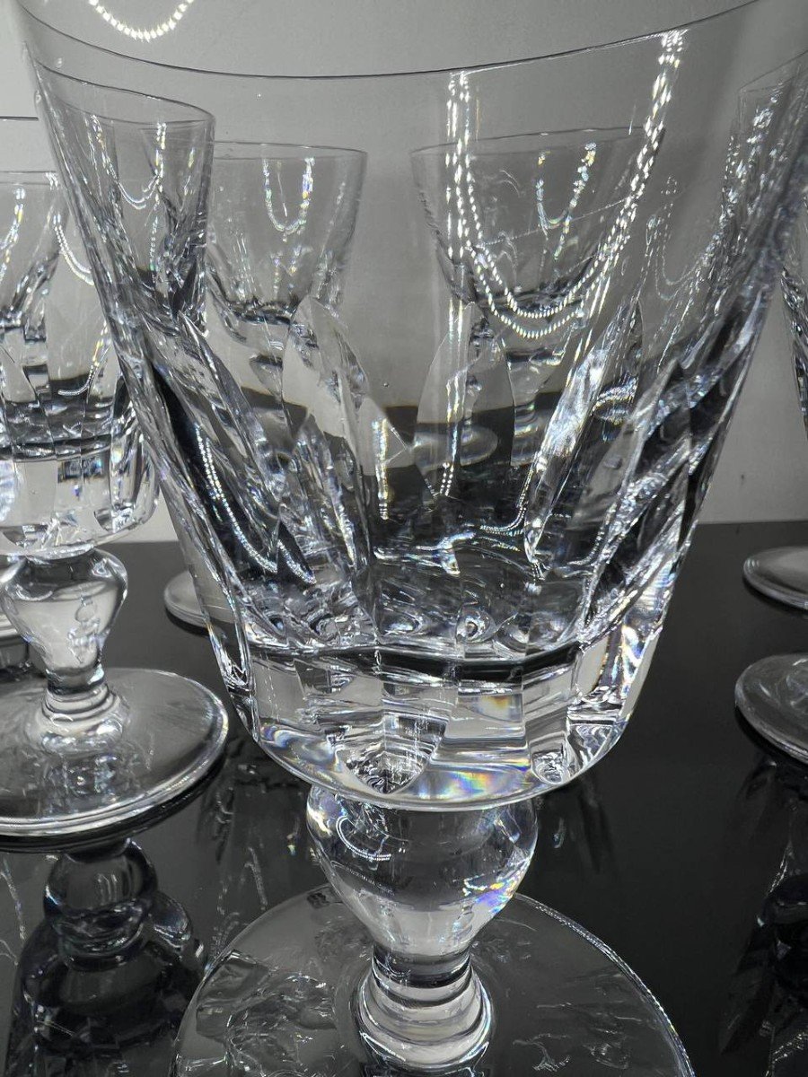 Saint Louis Modèle Jersey , 8 Verres En Cristal Taille-photo-5
