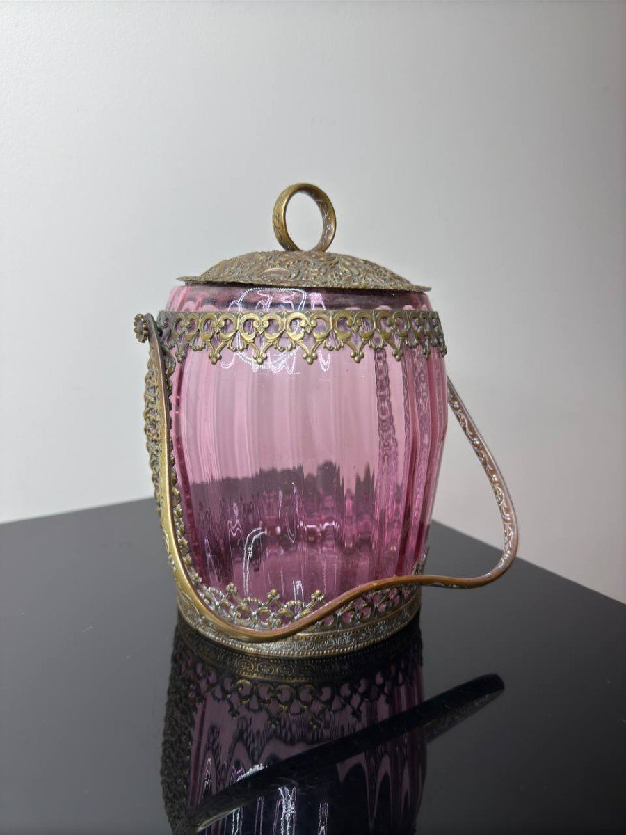 Molded Glass Cookie Seal With Metal Frame-photo-8