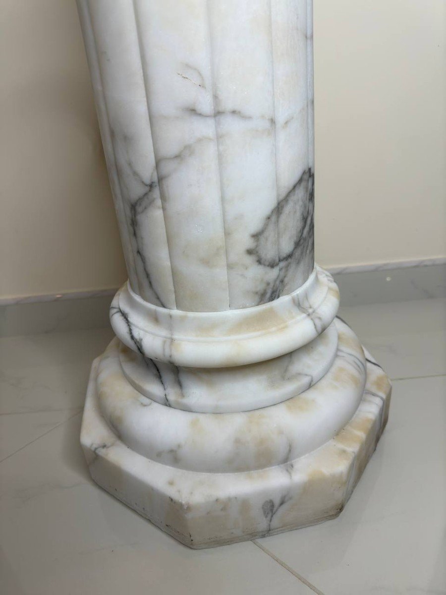 Colonne De Présentation En Marbre-photo-2