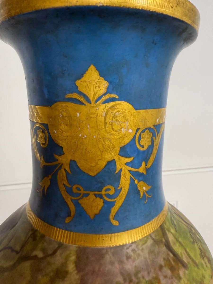 Vase Porcelaine De Paris Signé Et Daté-photo-1