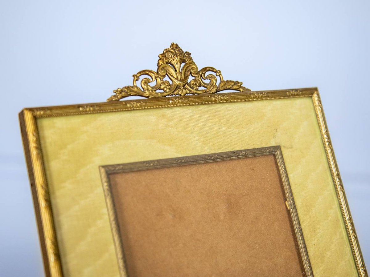 Paire De Cadres Porte-photo Napoléon III De Style Louis XVI-photo-3