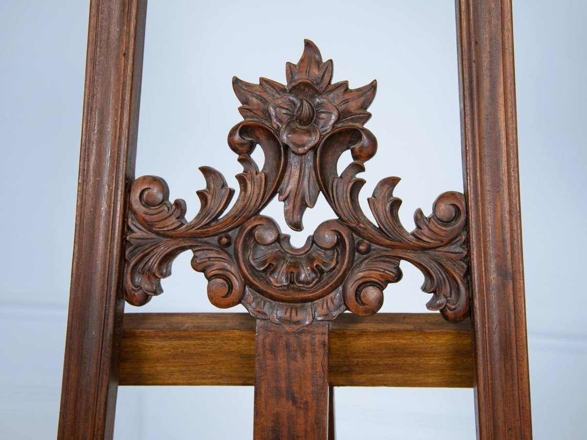 Carved Wooden Artist's Easel, Louis XV Style-photo-6
