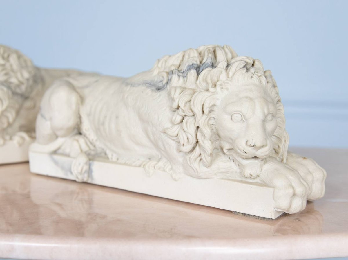 Paire de lions Dit de Canova-photo-3