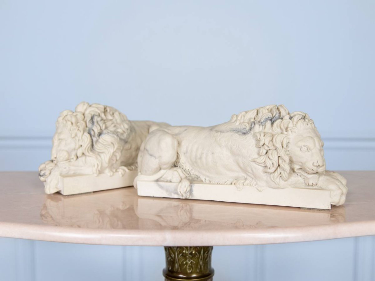 Paire de lions Dit de Canova-photo-5