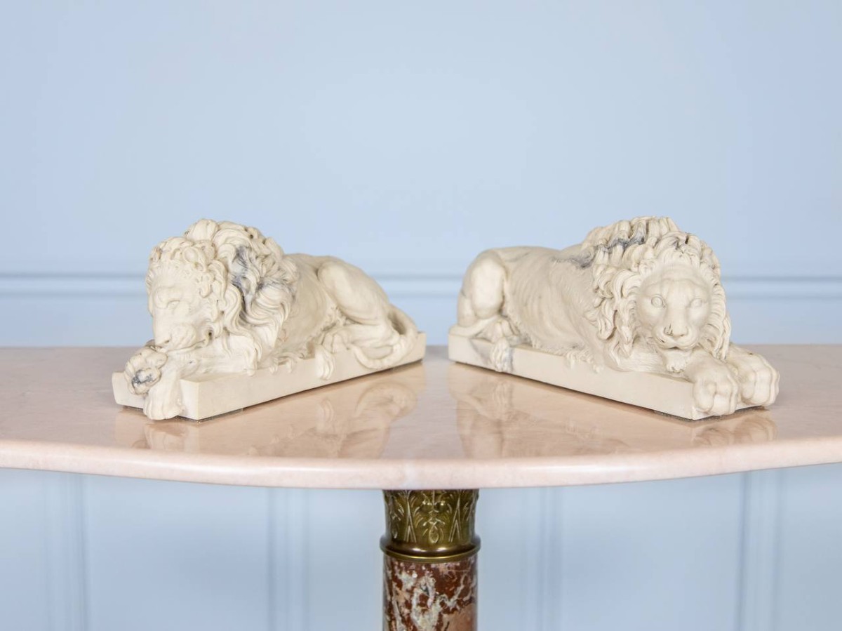 Paire de lions Dit de Canova