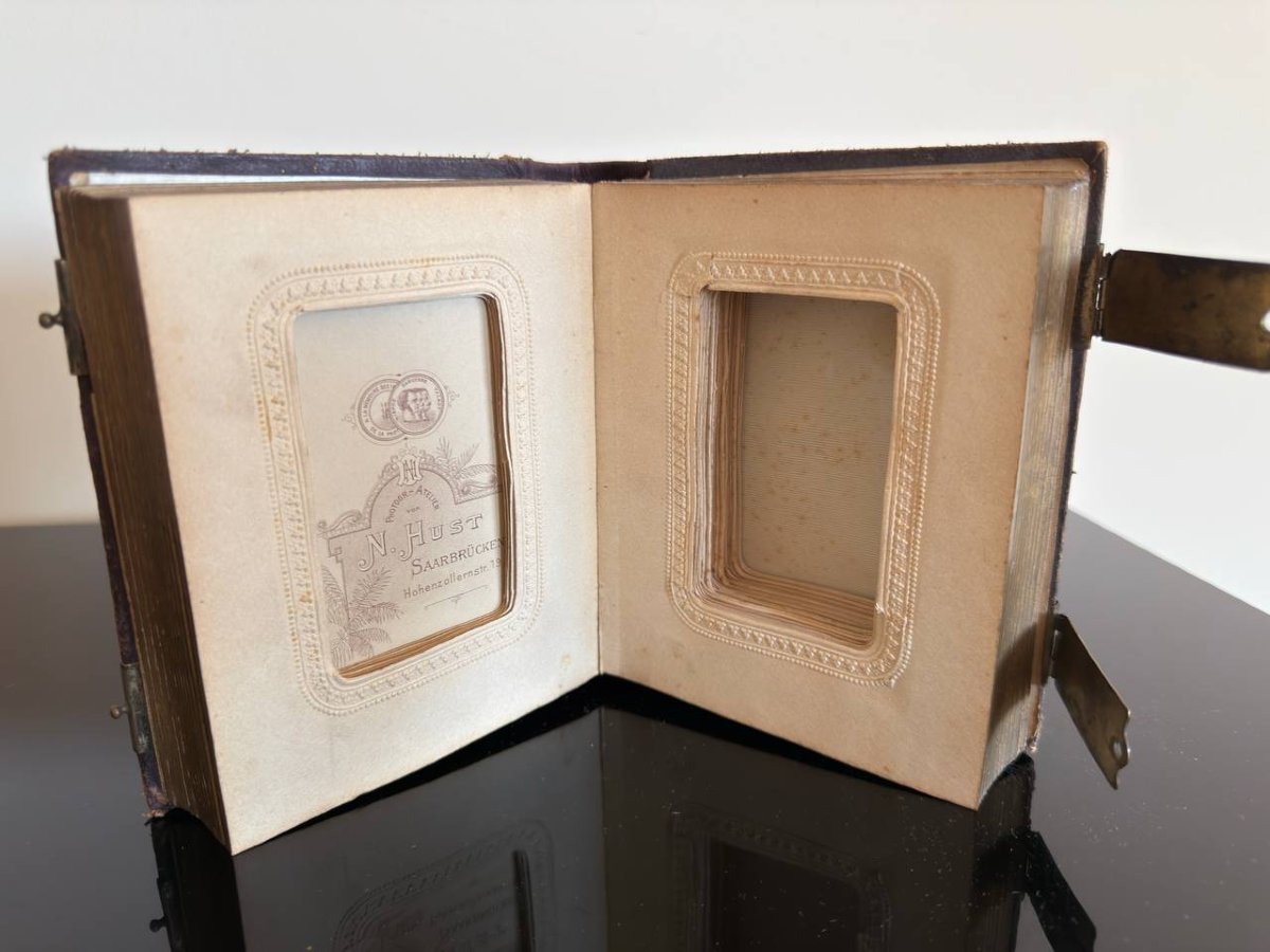 Small Photo Album With Brass Closures-photo-1