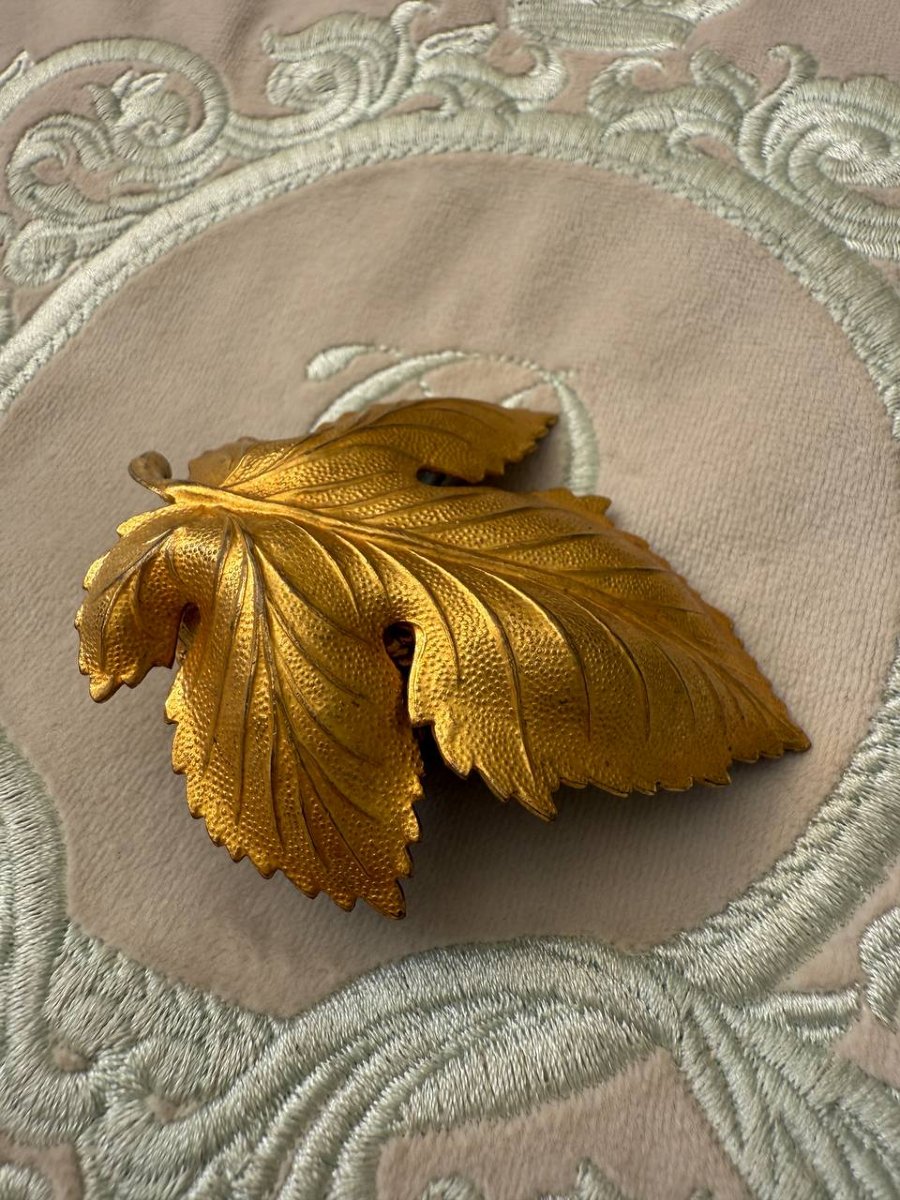 Presse Papier De Bureau En Bronze en forme de Noix-photo-2