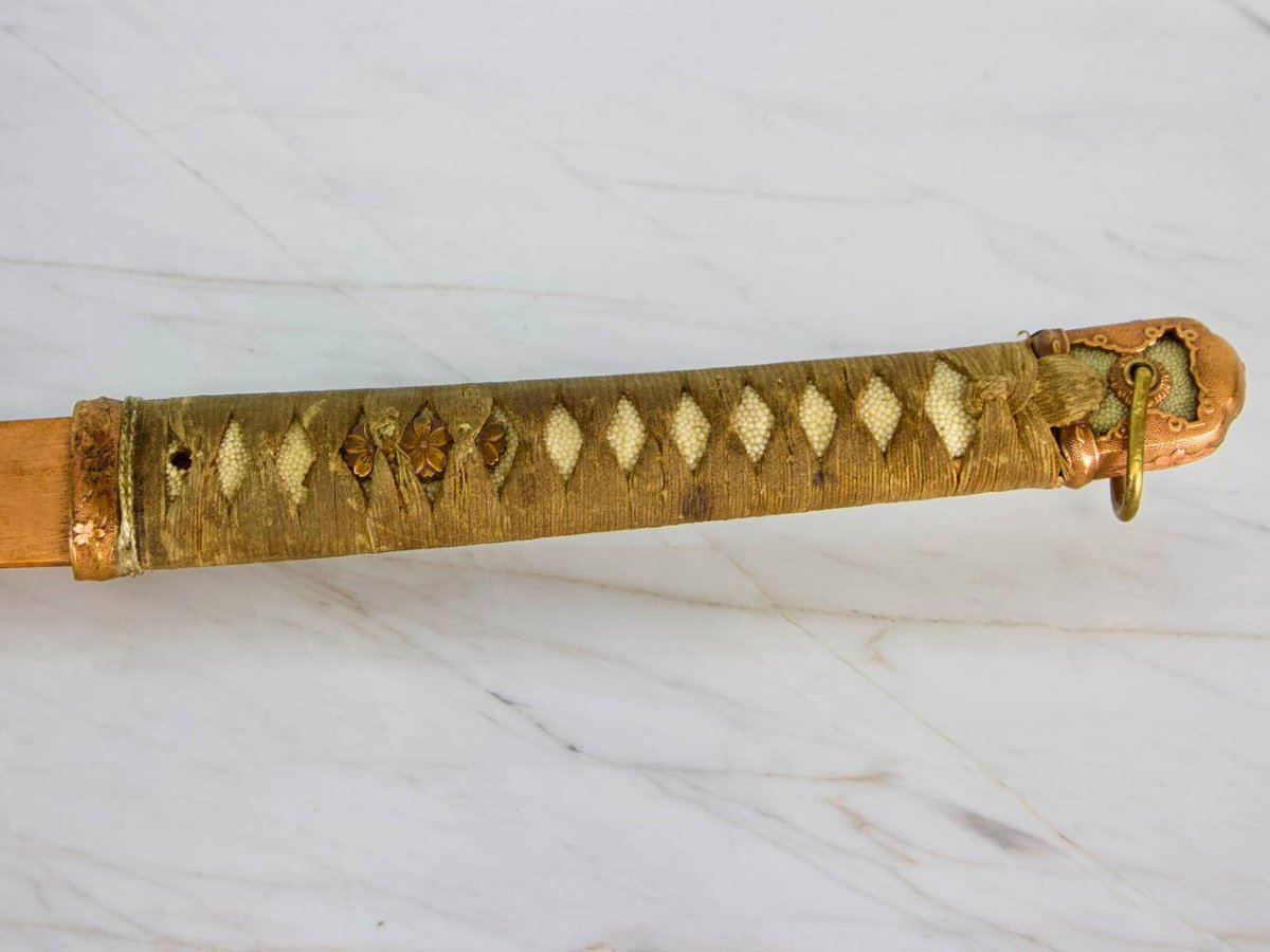 Saber, The Japanese Type98 Officer's Gunto (army Saber).-photo-4