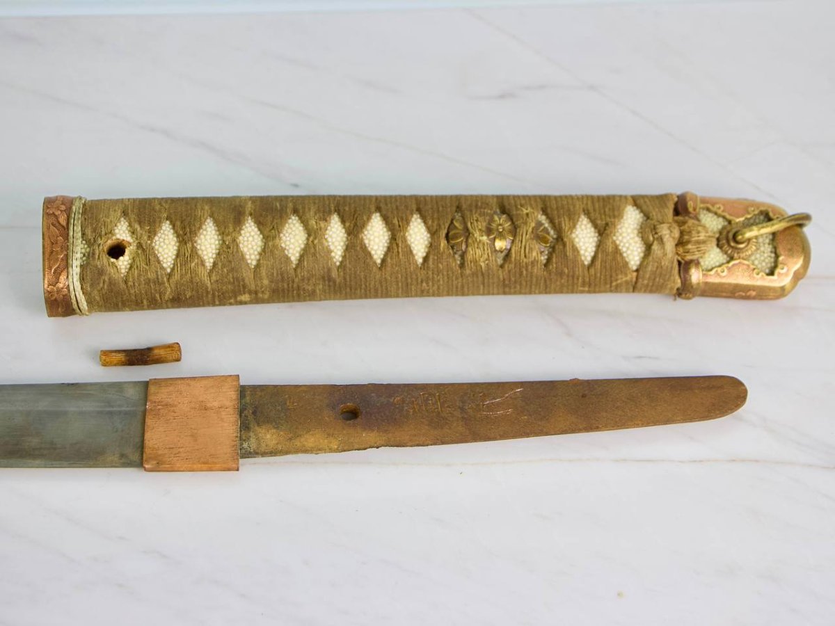 Saber, The Japanese Type98 Officer's Gunto (army Saber).-photo-5
