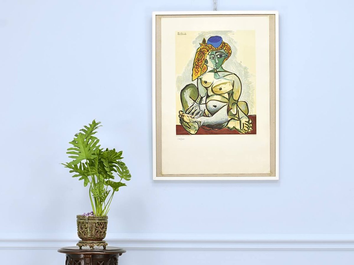 Pablo Picasso Nude Woman With Turkish Cap, Poster-photo-2