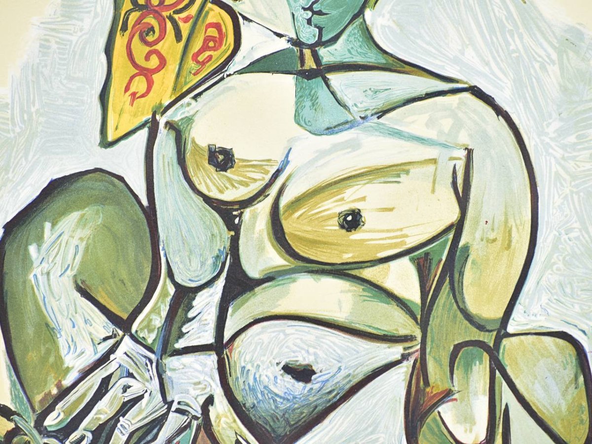 Pablo Picasso Nude Woman With Turkish Cap, Poster-photo-3