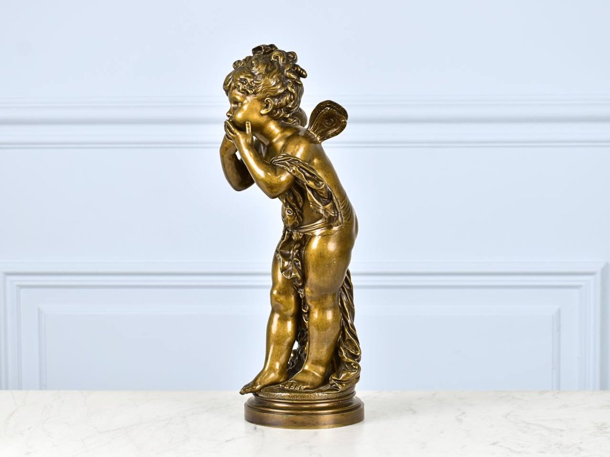 Statue En Bronze Auguste Moreau (1834-1917)-photo-3