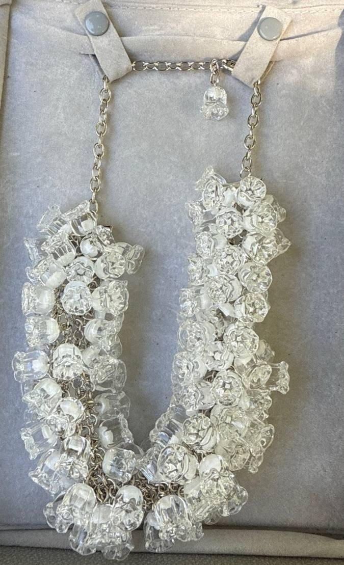 Lalique "lily Of The Valley Flowers" Choker Necklace
