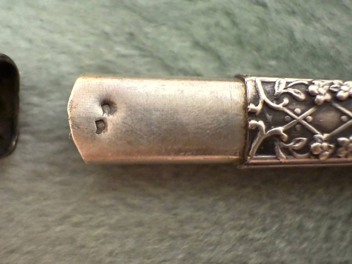 Antique Silver Sewing Kit-photo-4