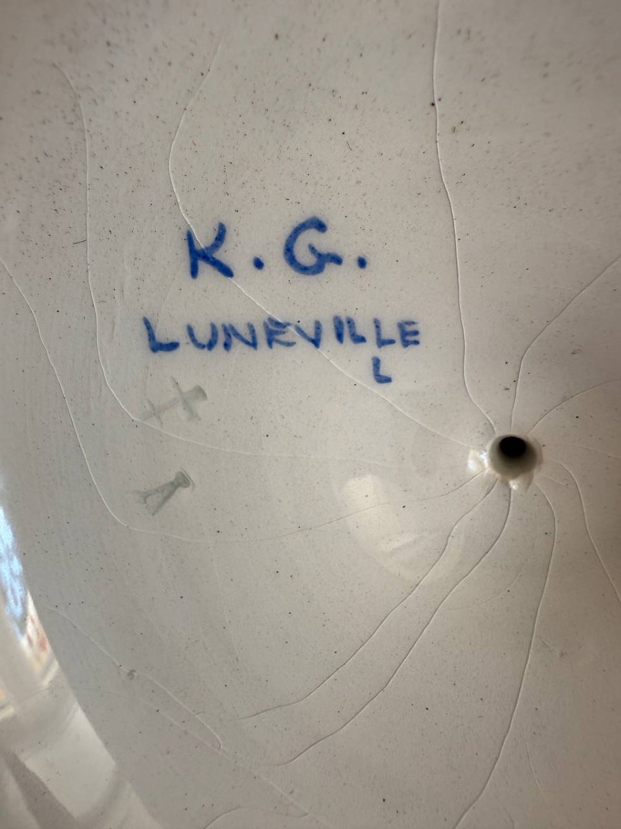Chandelier style  Majorelle, signés K.G. LUNEVILLE-photo-7