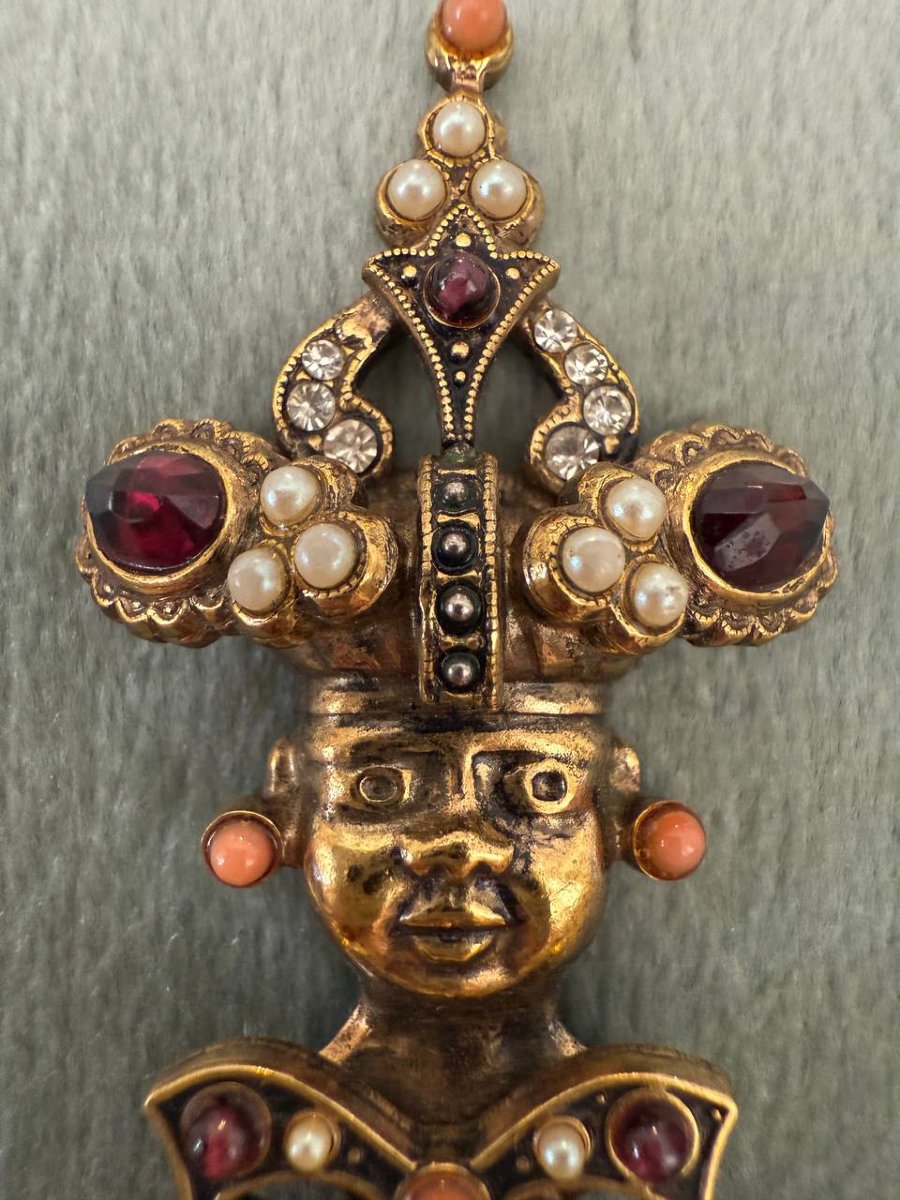 Blackamoor Brooch Or Pin-photo-4