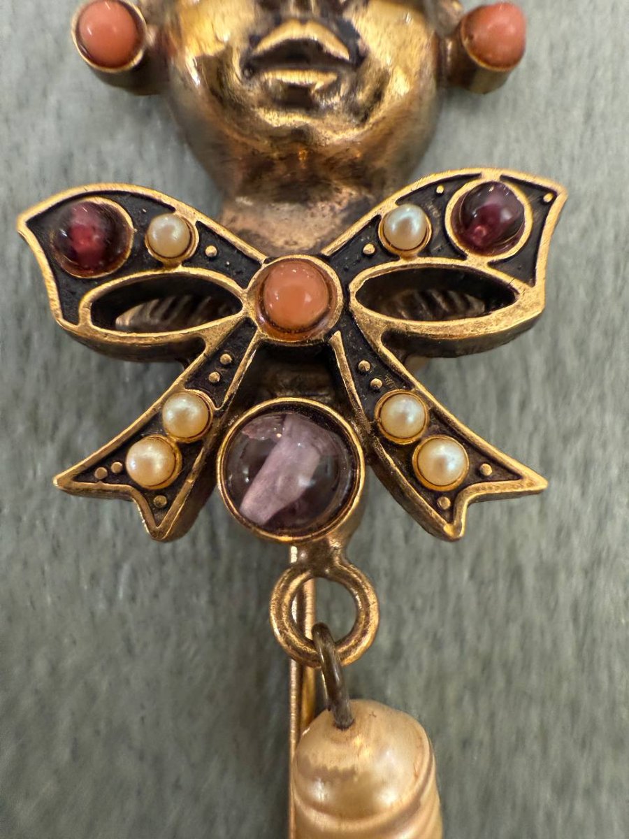 Blackamoor Brooch Or Pin-photo-3