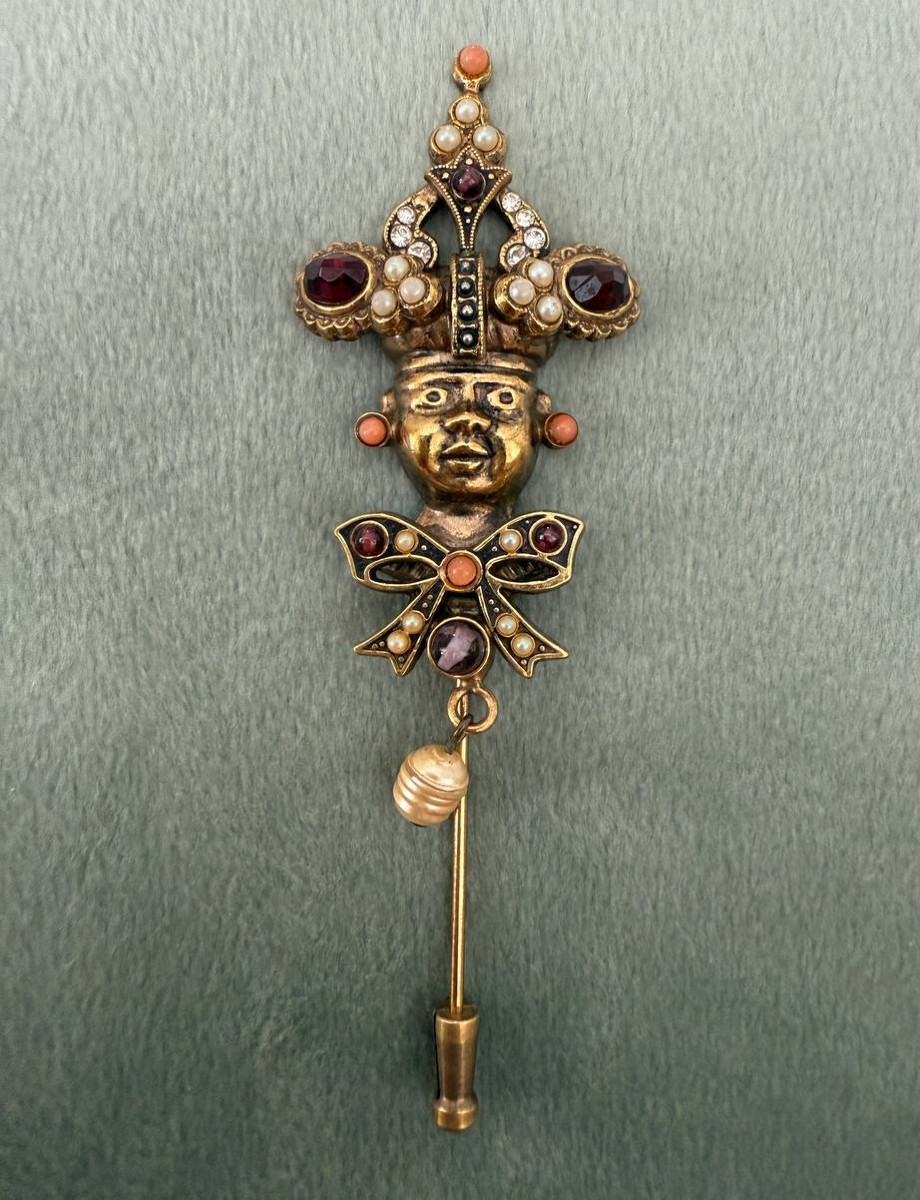 Blackamoor Brooch Or Pin