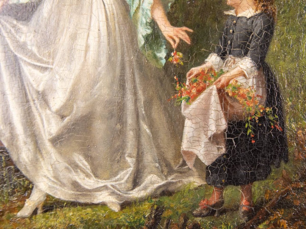 Dans le goût de Picou Henri Pierre , « Les cueilleurs de fleurs »-photo-5